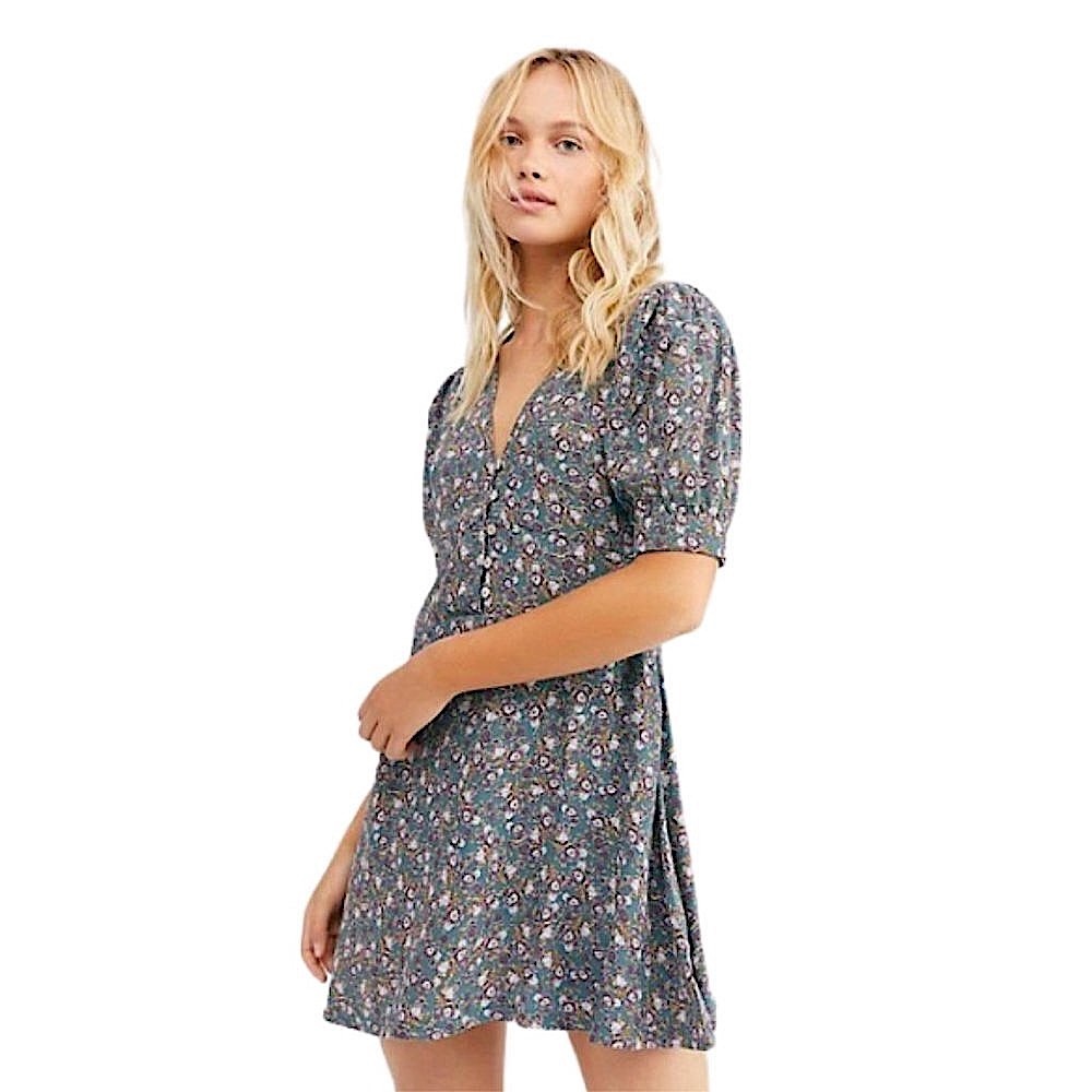 NWT! | Free People | Provence Floral Mini Dress | Size XS